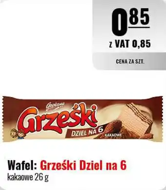 Eurocash Wafel: Grześki Dziel na 6, 26 g oferta