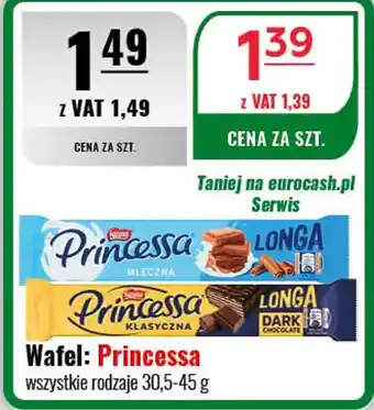 Eurocash Wafel: Princessa 30,5-45 g oferta