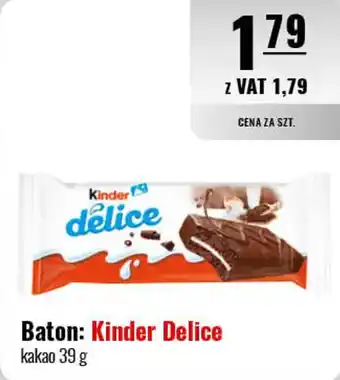 Eurocash Baton: Kinder Delice 39 g oferta