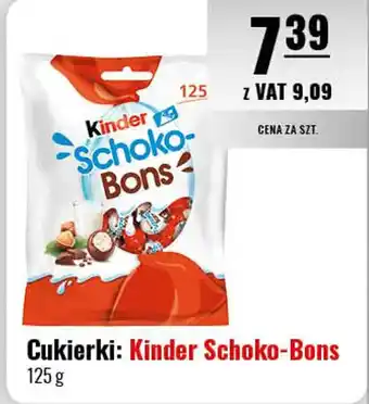 Eurocash Cukierki: Kinder Schoko-Bons 125 g oferta