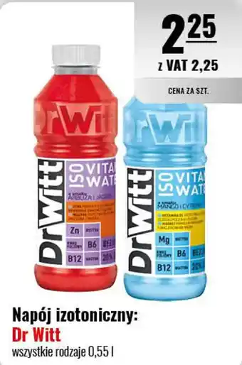 Eurocash Napój izotoniczny: Dr Witt 0,55 l oferta