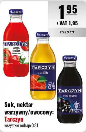 Eurocash Sok, nektar warzywny/owocowy: Tarczyn 0,3 l oferta