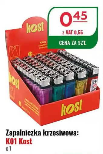 Eurocash Zapalniczka krzesiwowa: K01 Kost oferta