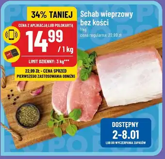 Polomarket Schab wieprzowy bez kości 1 kg oferta