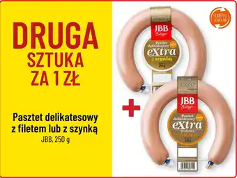 Polomarket Pasztet delikatesowy z filetem lub z szynką JBB, 250 g oferta