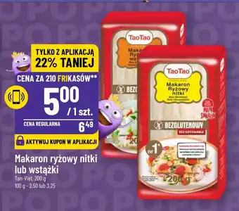 Polomarket Makaron ryżowy nitki lub wstążki 200 g oferta