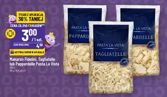 Polomarket Makaron Fidelini, Tagliatelle lub Pappardelle Pasta La Vista e Pasta La Vista 400 g oferta