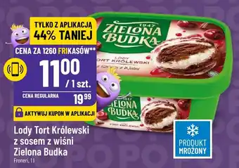 Polomarket Lody Tort Królewski sosem z wiśni Zielona Budka 1 l oferta