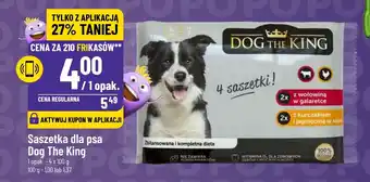 Polomarket Saszetka dla psa Dog The King 4 x 100 g oferta