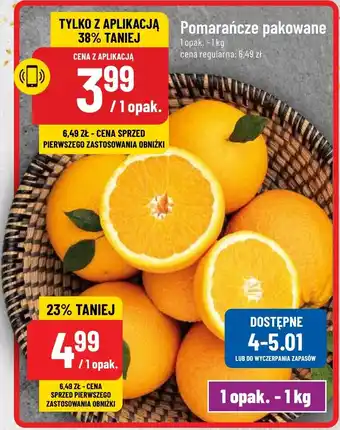 Polomarket Pomarańcze pakowane 1 kg oferta