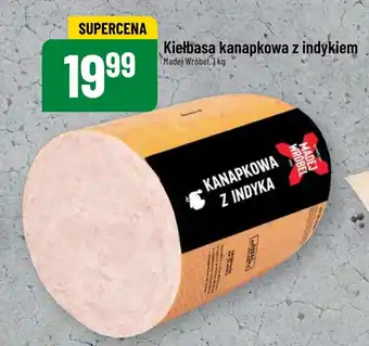 Polomarket Kiełbasa kanapkowa z indykiem Madej Wróbel, 1 kg oferta