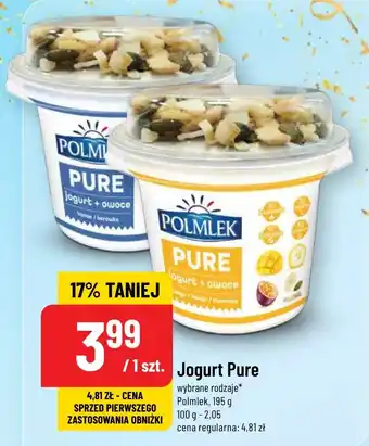 Polomarket Jogurt Pure Polmlek, 195 g oferta