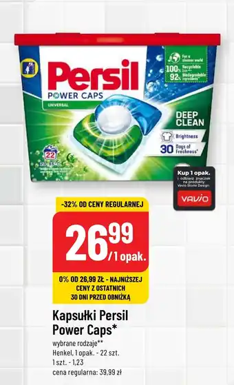 Polomarket Kapsułki Persil Power Caps Henkel, 22szt oferta