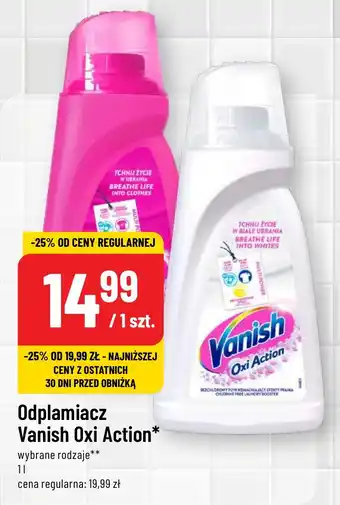 Odplamiacz Vanish Oxi Action 1l