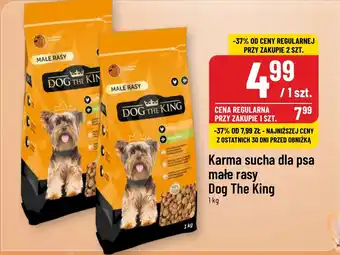 Polomarket Karma sucha dla psa małe rasy Dog The King 1kg oferta