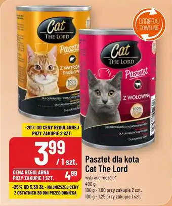 Polomarket Pasztet dla kota Cat The Lord 400 g oferta
