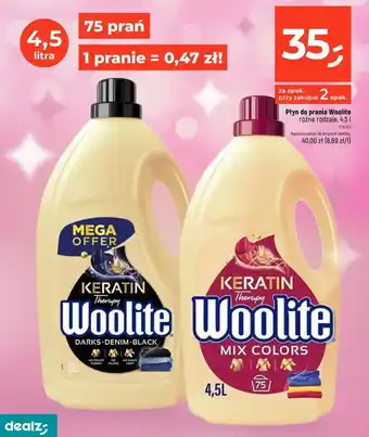 Dealz Płyn do prania Woolite 4,5 L oferta