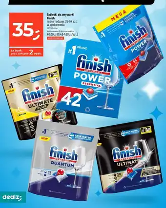 Dealz Tabletki do zmywarki Finish oferta
