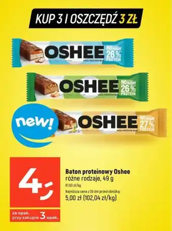 Dealz Baton proteinowy Oshee 49 g oferta