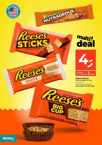 Dealz Słodycze Reese's 39-47 g oferta