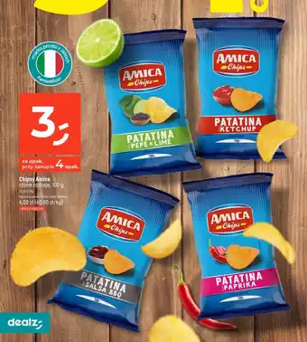 Dealz Chipsy Amica 100g oferta