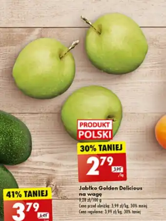 Biedronka Jabłko Golden Delicious na wagę 1kg oferta