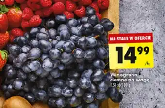 Biedronka Winogrono ciemne na wagę 1kg oferta