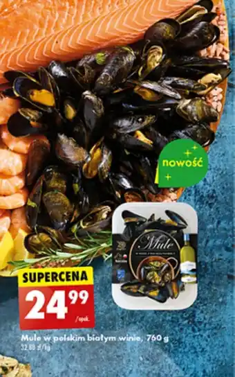 Biedronka Mule w polskim białym winie, 760 g oferta