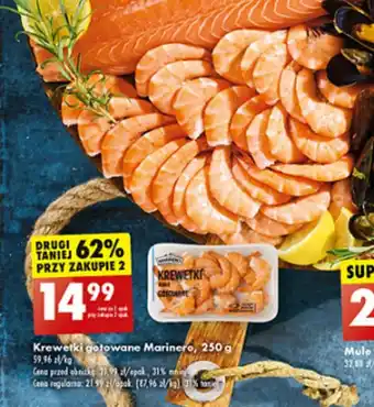 Biedronka Krewetki gotowane Marinero, 250 g oferta