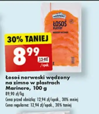 Biedronka Łosoś norweski 100 g oferta