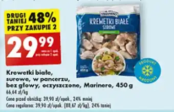 Biedronka Krewetki białe, surowe 450g oferta