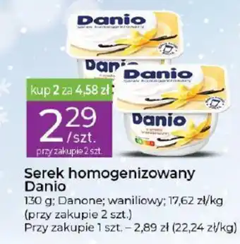Stokrotka Serek homogenizowany Danio 130 g; Danone oferta