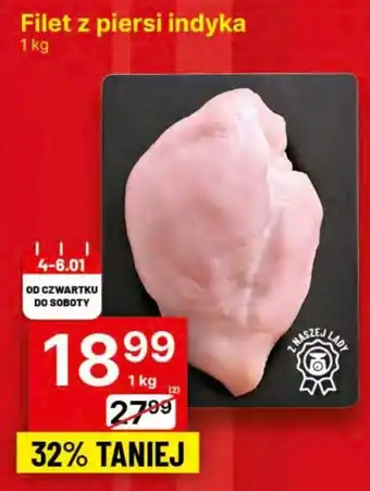 Delikatesy Centrum Filet z piersi indyka 1kg oferta