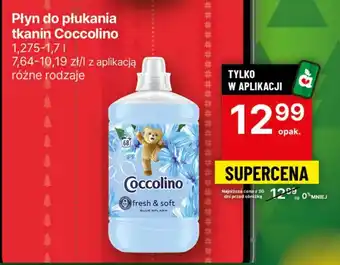 Delikatesy Centrum Płyn do płukania tkanin Coccolino 1,275-1,7l oferta
