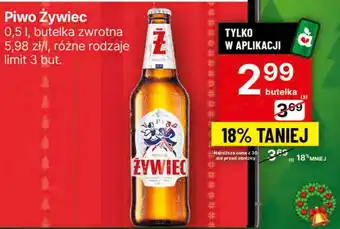 Delikatesy Centrum Piwo Żywiec 0,5l oferta