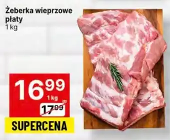 Delikatesy Centrum Żeberka wieprzowe płaty 1 kg oferta