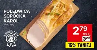Delikatesy Centrum POLĘDWICA SOPOCKA KAROL 100g oferta