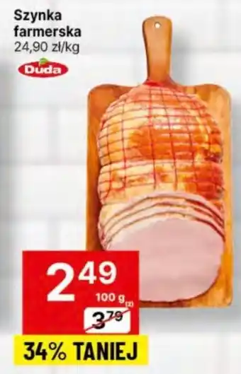 Delikatesy Centrum Szynka farmerska Duda 100g oferta