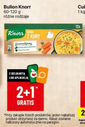 Delikatesy Centrum Bulion Knorr 60-120g oferta