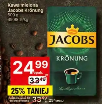 Delikatesy Centrum Kawa mielona Jacobs Krönung 500 g oferta