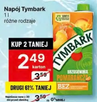 Delikatesy Centrum Napój Tymbark 1l oferta
