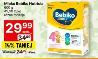Delikatesy Centrum Mleko Bebiko Nutricia 600g oferta