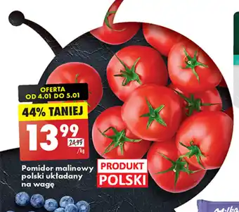 Biedronka Pomidor malinowy polski układany na wagę 1 kg oferta