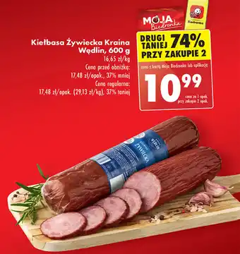 Biedronka Kiełbasa Żywiecka Kraina Wędlin, 600 g oferta