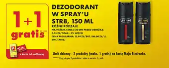 Biedronka DEZODORANT W SPRAY'U STR8, 150 ML oferta