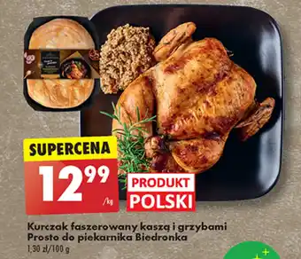 Biedronka Kurczak faszerowany kaszą i grzybami Prosto do piekarnika Biedronka 1 kg oferta