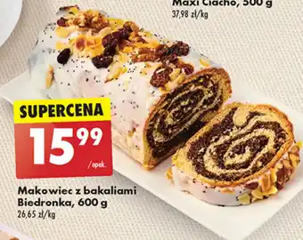 Biedronka Makowiec z bakaliami Biedronka, 600 g oferta