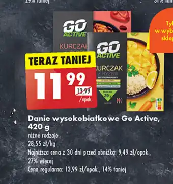 Biedronka Danie wysokobiałkowe Go Active, 420 g oferta