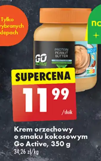 Biedronka Krem orzechowy o smaku kokosowym Go Active, 350 g oferta
