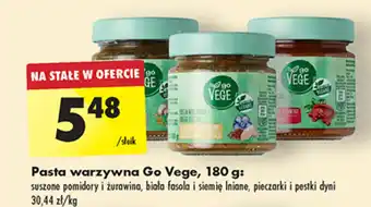 Biedronka Pasta warzywna Go Vege, 180 g oferta